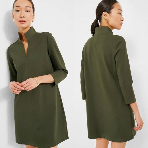 Tuckernuck Olive Green Ponte Clifton Dress XXL - Picture 1 of 11